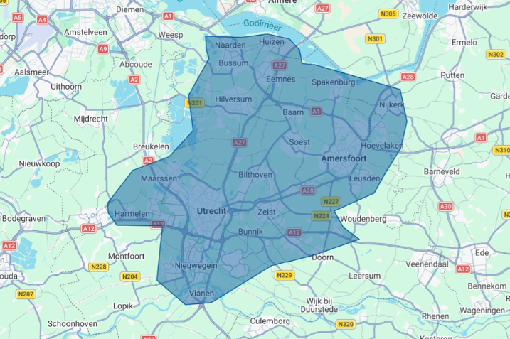 Dyskretna mapa dostaw Secret2Go region Midden